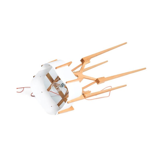 Contemporary Lese Floor Lamp by Konstantin Achkov for Lock For Sale - Image 3 of 7