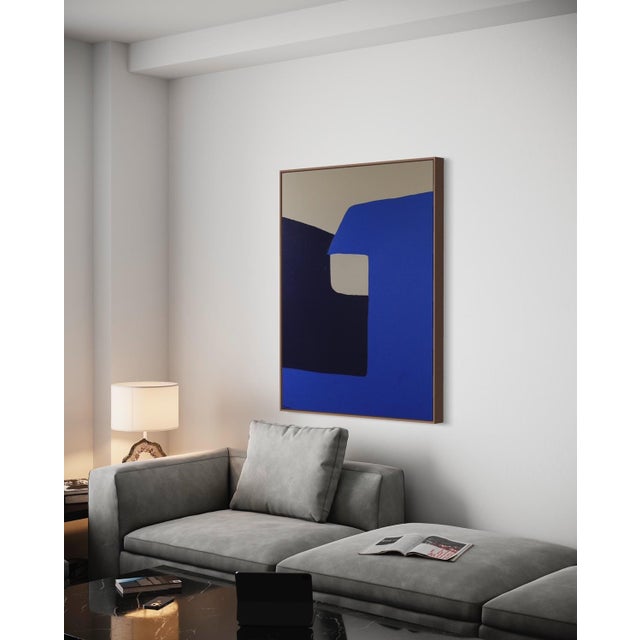 Bodasca, Abstract Blue Set, 2026, Acrylic on Canvas For Sale - Image 6 of 12