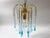 Vintage Murano-Style Blue Glass Teardrop Waterfall Chandelier, C. 1970 For Sale - Image 18 of 18