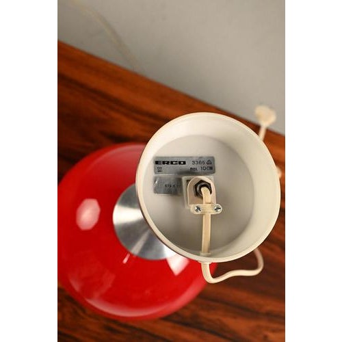 Space Age Table Lamp in Aluminum from Erco For Sale - Image 11 of 12