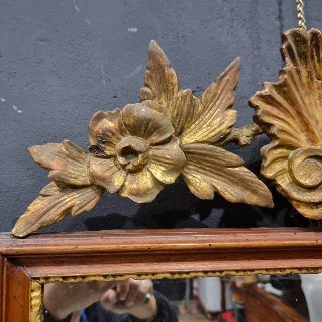 Baroque 18th Century Louis XVI Mirror Frame, Venice, 1760s For Sale - Image 3 of 7