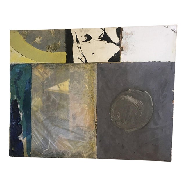 Ermete Lancini, Abstract Collage, 1960, Mixed Media For Sale