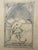 Beige Carl Heinz Berberich, Devoted Nude Bookplate, Nude, 1920, Pencil For Sale - Image 8 of 12