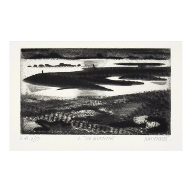 Little Blanche - Original Etching by J. Ramandot - 1970s 1970s For Sale