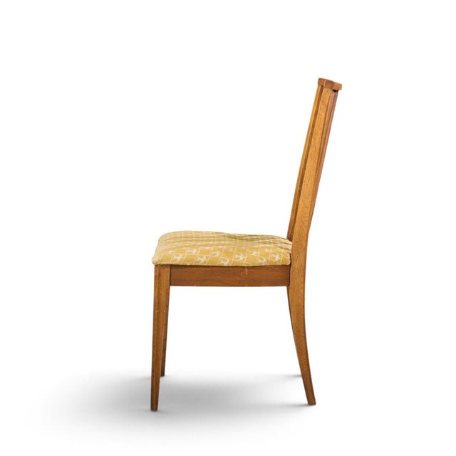 Broyhill Brasilia Mid Century Walnut Dining Chairs - Set of 6 For Sale - Image 9 of 18