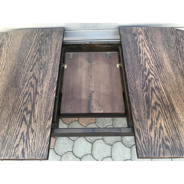 Oval Extendable Dining Table, 1970s For Sale - Image 12 of 18