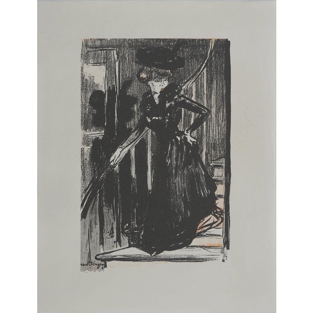 After Kees Van Dongen, Woman with a Hat, Lithograph For Sale