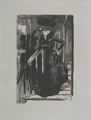 After Kees Van Dongen, Woman with a Hat, Lithograph