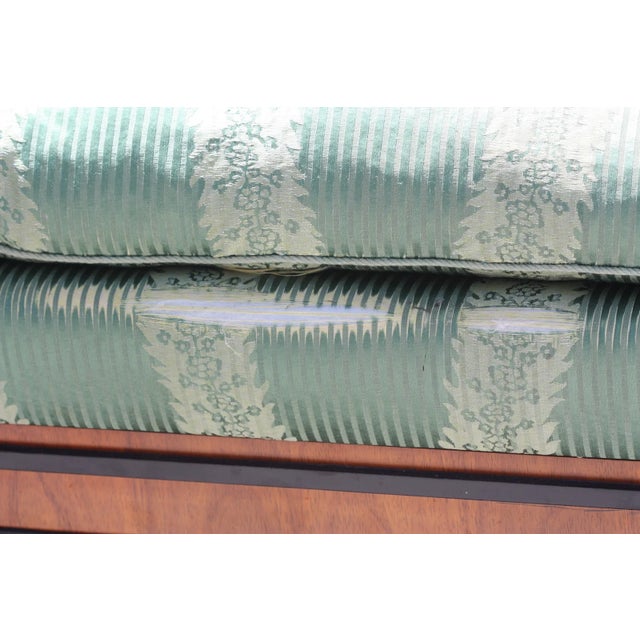 Early 20th Century French Baroque Style Part Ebonized Window Seat For Sale - Image 4 of 5