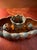 This Van Briggle Pottery Flower Frog with Console Bowl is a vintage piece of pottery from the 1950s made in Colorado...