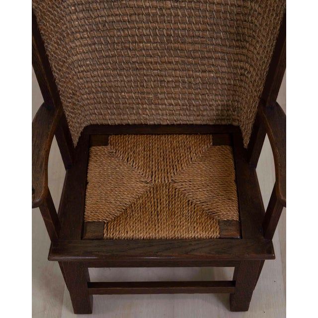 Dating to the nineteenth century, this child's Orkney chair follows the traditional form of the Orkney Islands of...