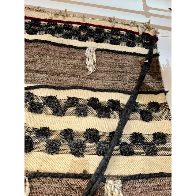 1970’s Vintage Wool Weaving For Sale - Image 13 of 17