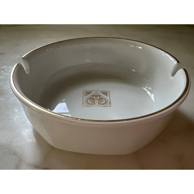 1960s Baravia, Germany Schonwald Porcelain Ashtray/Catchall With Center Heart Design For Sale - Image 4 of 9