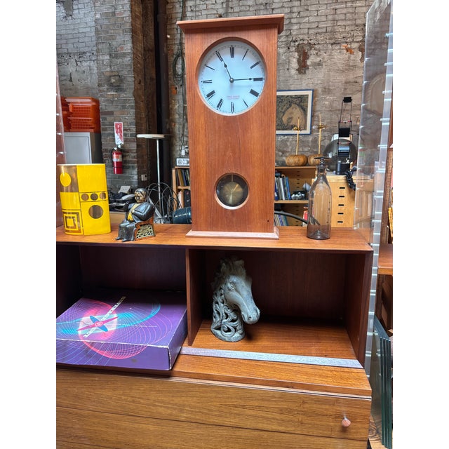 Oxblood Red Thomas Moser Cherry Clock For Sale - Image 8 of 8
