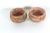 This is a pair of small vintage planters made by Comanche Pottery out of Texas. They are made of swirled unglazed...