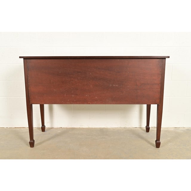 Kittinger Federal Inlaid Mahogany Serpentine Front Sideboard Credenza For Sale - Image 15 of 16