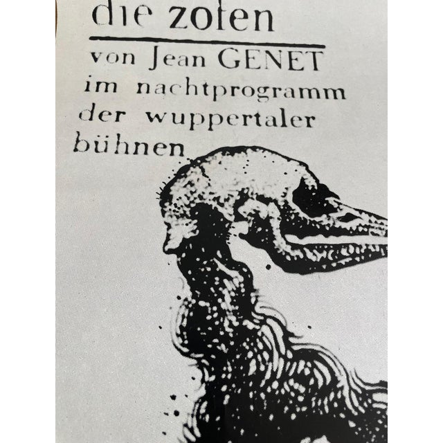Black Die Zofen Original Theater Poster by Franciszek A. B. Bilberstein-Starowieyski, 1986 For Sale - Image 8 of 9
