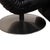 Animal Skin Yoga Chair in Black Leather from Jori For Sale - Image 7 of 17