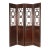 Chinese Four Part Wood Folding Screen, C. 1800-50 For Sale