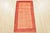 Contemporary Gabbeh Rug 2’5” X 4’5” Orange Wool Contemporary Hand-Knotted Carpet For Sale - Image 3 of 13