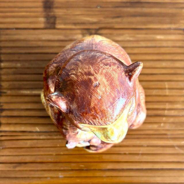 Late 20th Century Vintage Boho Monkey Pair Statue For Sale - Image 5 of 5