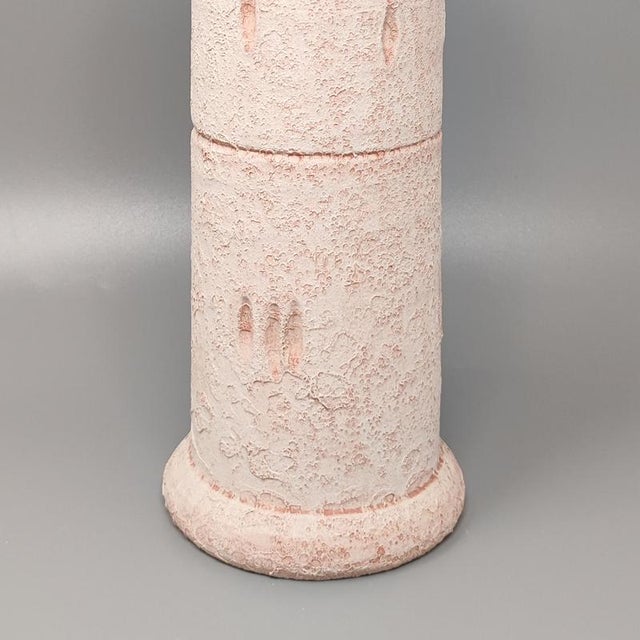 Pink Ceramic Vases, Italy, Set of 2 For Sale - Image 6 of 10