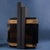 Art Deco Neo Deco Stone Inlay and Shagreen Effect Leather Bookends - a Pair For Sale - Image 3 of 4