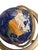 Postmodern Alexander Kalifano Gemstone on Brass Tripod Stand For Sale - Image 3 of 6
