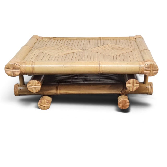 1970s–1980s Monumental Bamboo Living Room Suite, Vivai Del Sud and Budji Layug Style For Sale - Image 16 of 18