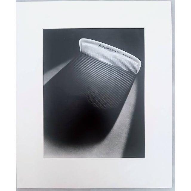 1980s Original John F. Collins “Forraine-Acetate Comb” Photograph With Matting For Sale - Image 4 of 13