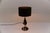 Mid-Century Modern Black Marble and Brass Table Lamp, Italy, 1960s For Sale - Image 4 of 9