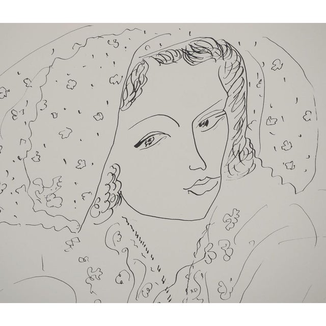 Modern Henri Matisse, Jeune mariée au voile, Lithograph For Sale - Image 3 of 6