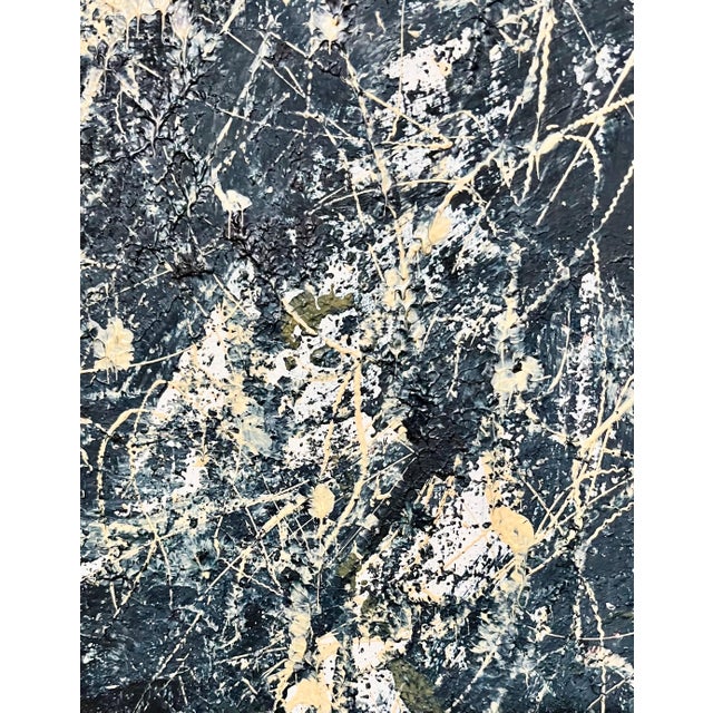 Abstract Expressionism Richard Snyder, Bold Graphic Abstract Expressionist Mixed Media Painting Richard Snyder NYC Art For Sale - Image 3 of 8