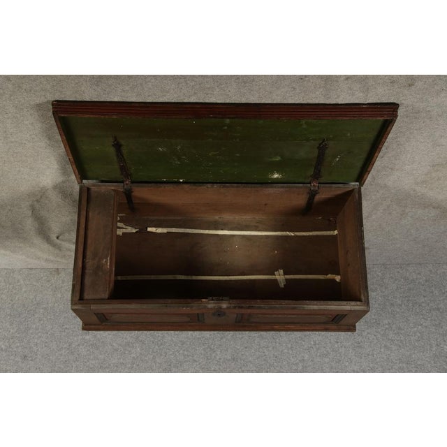 Antique Baroque Chest in Oak, 1750 For Sale - Image 17 of 18