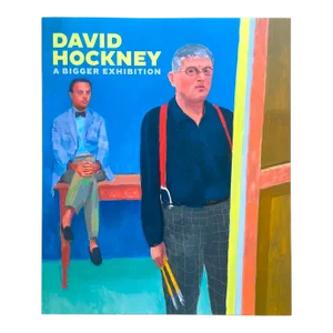 " David Hockney : A Bigger Exhibition " First Edition Large Hardcover Pop Art Book
