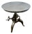 Industrial Steel Table With Hand Crank Wheel Steampunk Adjustable For Sale