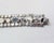 White Vintage Weiss Rhodium Plated White Cabochon & Clear Rhinestone Bracelet For Sale - Image 8 of 8