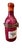 A charming vintage trinket box shaped like a bottle of Bordeaux wine, hand-painted in deep burgundy with a warm orange...