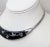 Vintage Signed Givenchy Rhodium Plated Navy Butterfly & Flower Collar Necklace For Sale In Philadelphia - Image 6 of 10