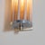 Metal Functionalist Sconce with Glass Rods, 1930s, Set of 2 For Sale - Image 7 of 9