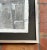 Framed Mixed Media Black & White Abstract For Sale - Image 9 of 9