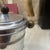 Vintage Silver-Tone Ice Bucket/Champagne Bucket With Matching Lids and Wooden Knobs For Sale - Image 4 of 8