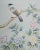 Hand Painted Chinoiserie Wallpaper Mural With Floral Branches, Birds and Botanical Garden Scene For Sale - Image 9 of 11