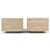 Stone Pair of Travertine Modernist Side Tables For Sale - Image 7 of 7