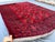 Tribal Red Turkmen Bokhara Hand-Knotted Wool Rug - 7'1" X 9'8" For Sale - Image 3 of 11