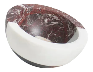 Modern Handcrafted Italian Marble Bowl by Arthur Arbesser