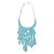 Turquoise Enamel and Gilt Chain Bib Necklace For Sale