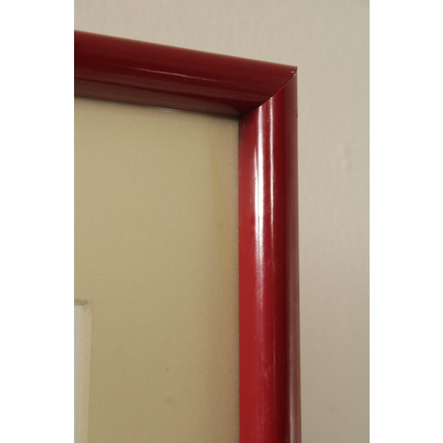 Glass Bertha Ann Stupak Watercolor Painting, Boats in Harbor For Sale - Image 7 of 12