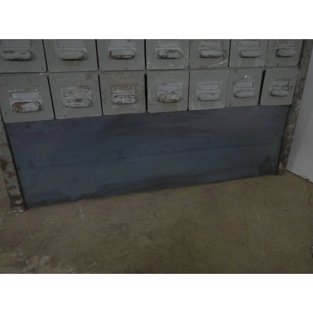 Mid-Century Industrial Italian Iron and Oak Dresser, 1950s For Sale - Image 9 of 10