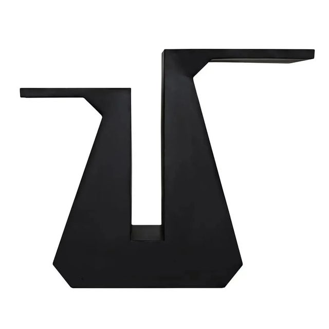 This pared down design is the essence of simplicity. Handcrafted of minimally finished industrial steel to emphasize its...